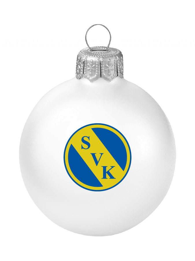 Weihnachtskugel Logo 8cm