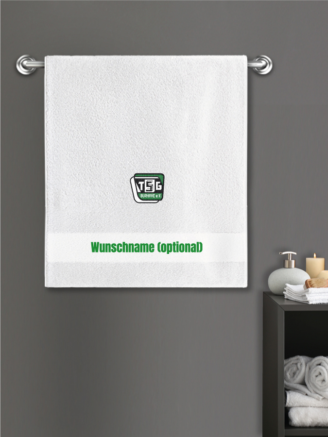 Badehandtuch Team Sticklogo