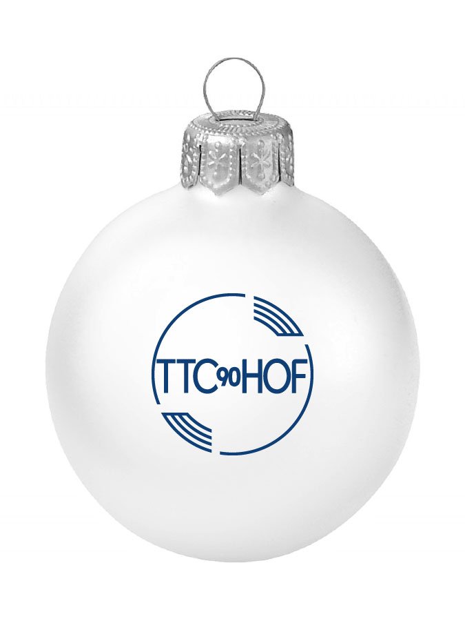Weihnachtskugel Logo 8cm