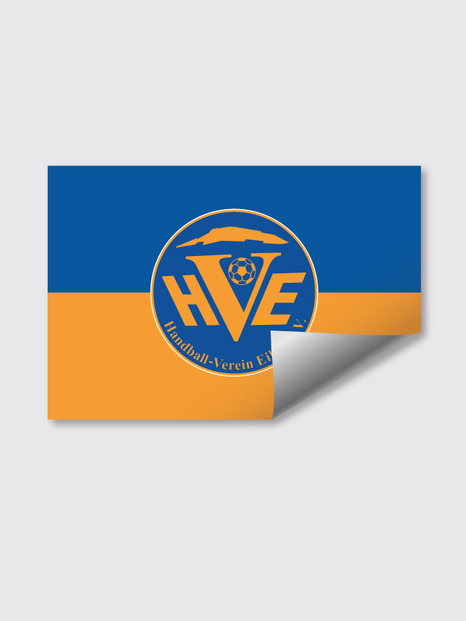 Aufkleber DIN A7 Logo