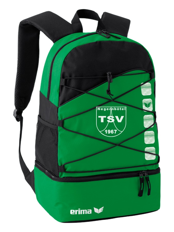 Erima Club 5 Multifunktionsrucksack mit Bodenfach