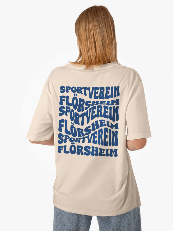 Oversized Shirt Wavy Damen