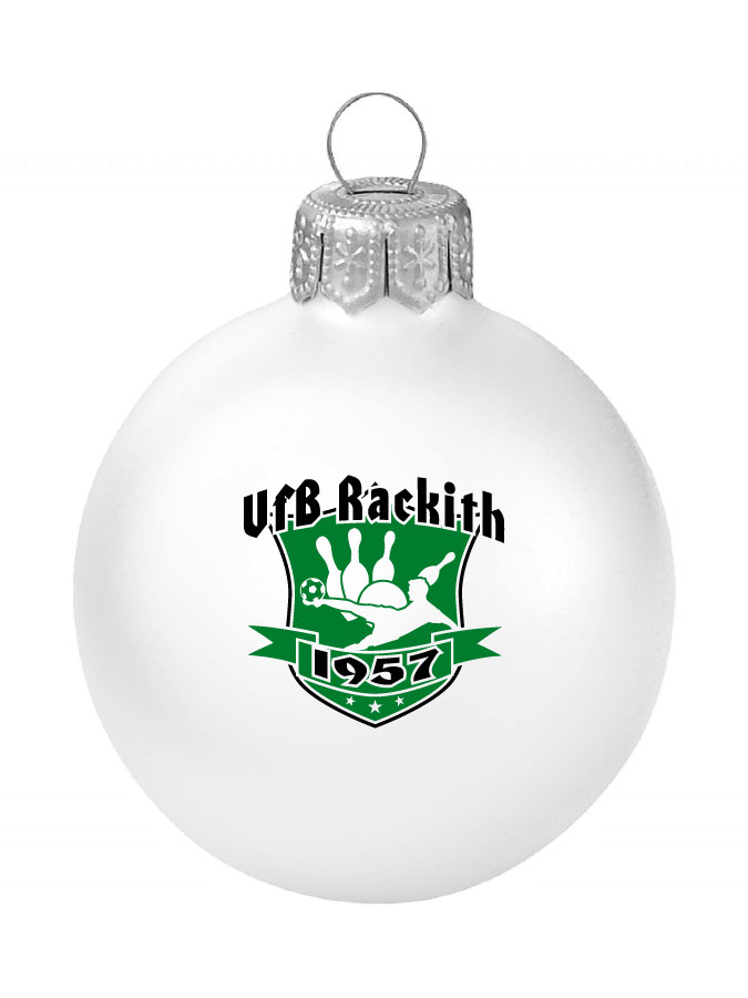 Weihnachtskugel Logo 8cm