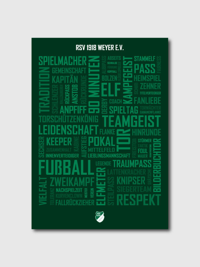 Wandposter Values