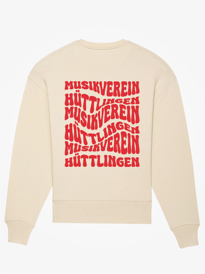 Sweatshirt Oversized Wavy Herren