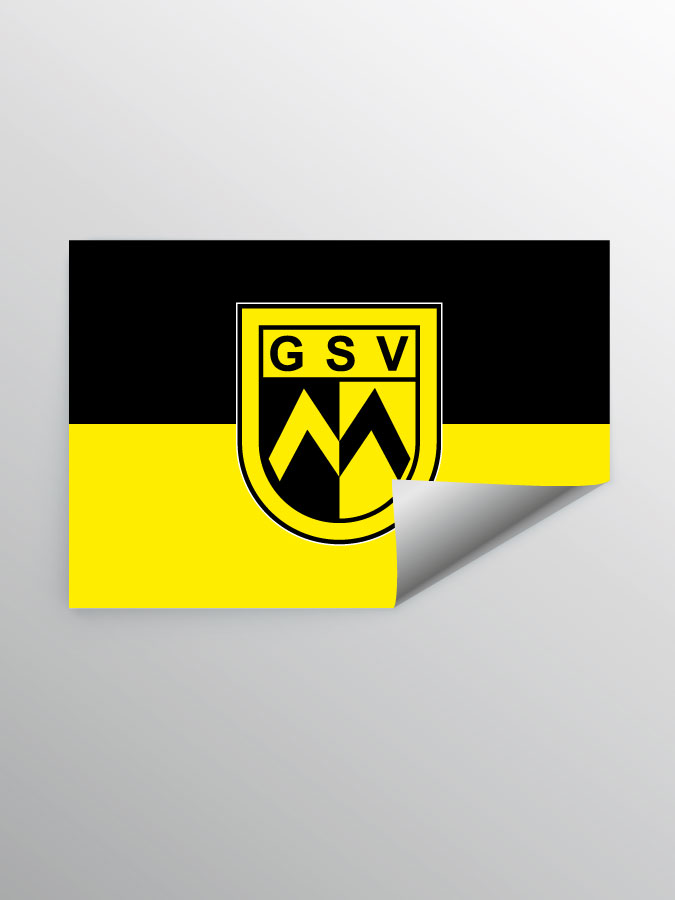 Aufkleber DIN A7 Logo