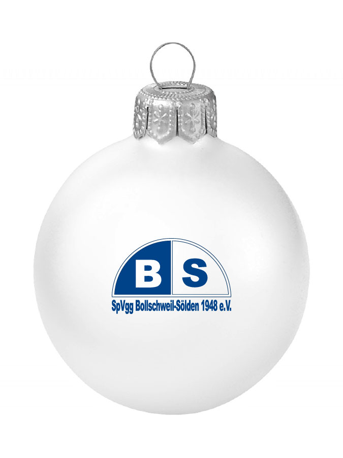 Weihnachtskugel Logo 8cm