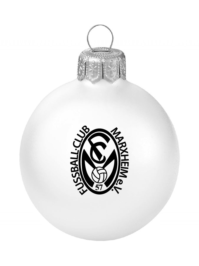 Weihnachtskugel Logo 8cm