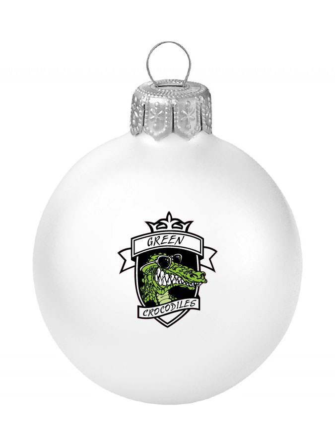 Weihnachtskugel Logo 8cm