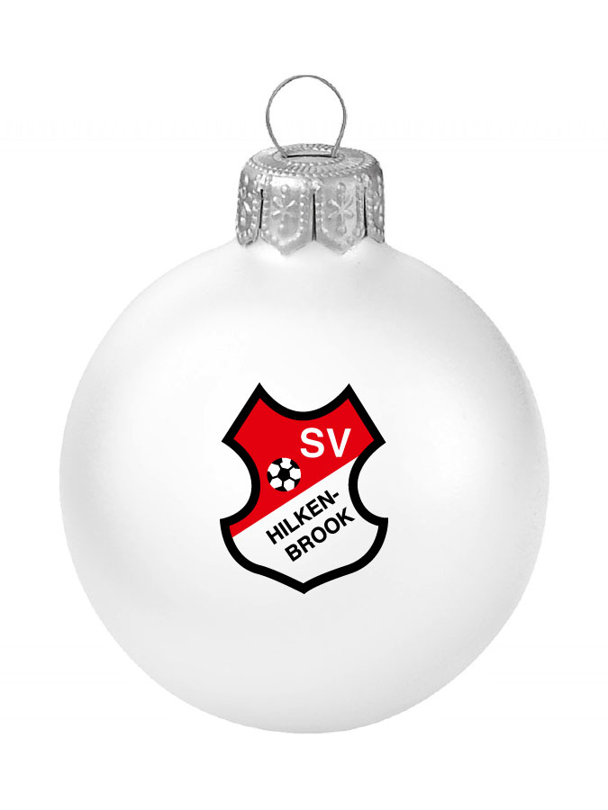 Weihnachtskugel Logo 8cm