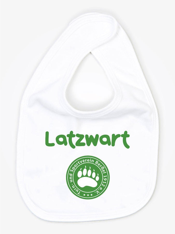 Babylätzchen Latzwart