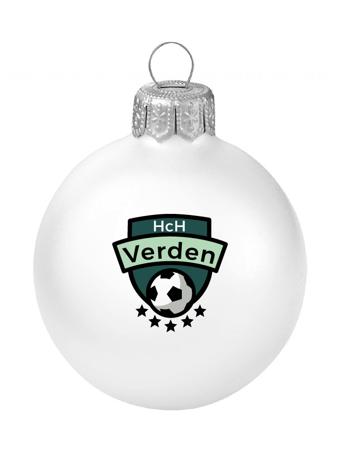 Weihnachtskugel Logo 8cm