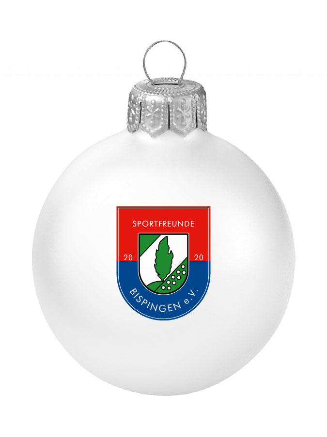 Weihnachtskugel Logo 8cm