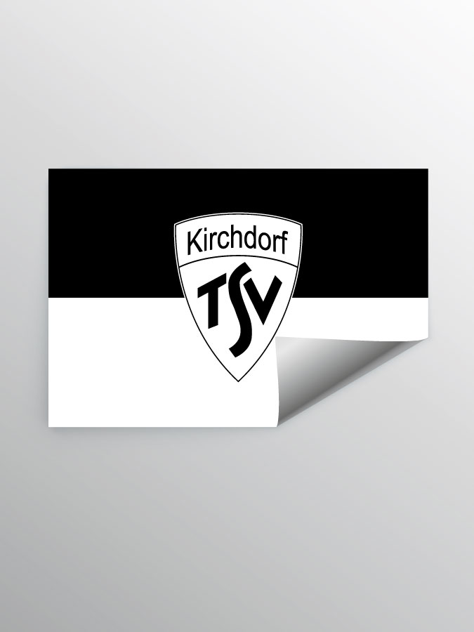 Aufkleber DIN A7 Logo