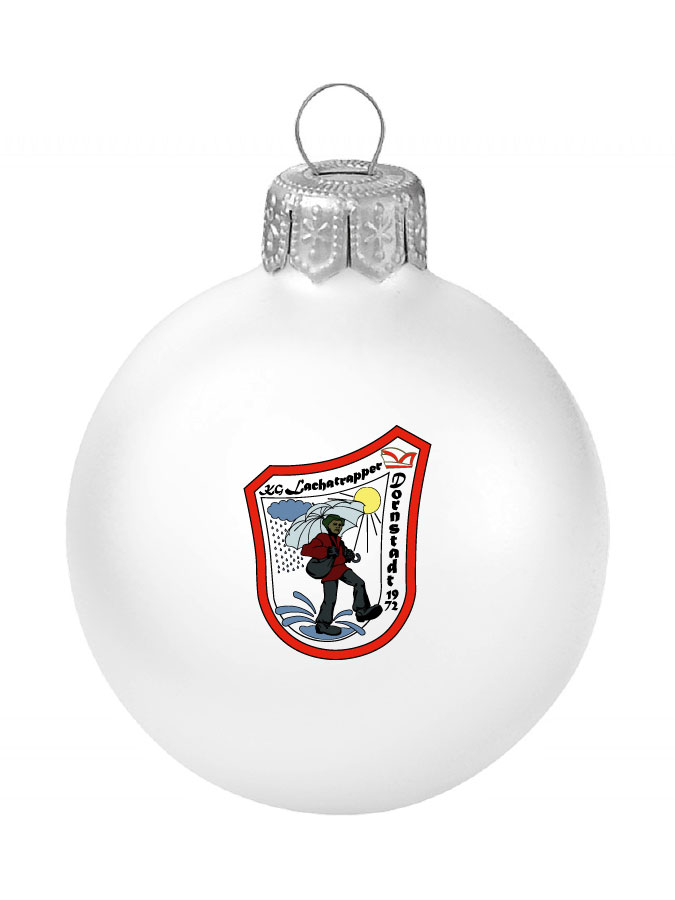 Weihnachtskugel Logo 8cm