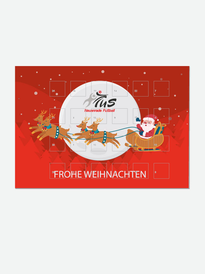 Adventskalender Schokolade