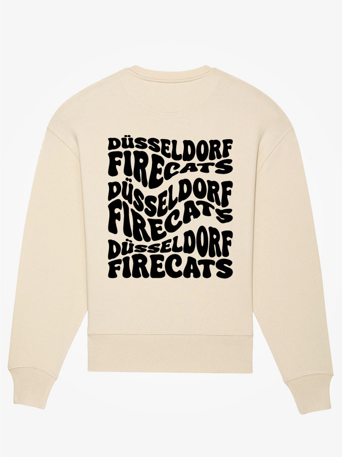 Sweatshirt Oversized Wavy Herren