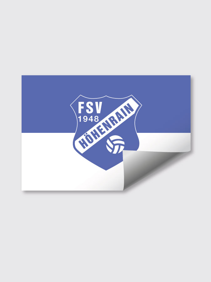 Aufkleber DIN A7 Logo