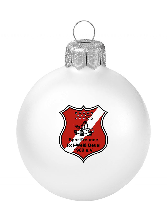 Weihnachtskugel Logo 8cm
