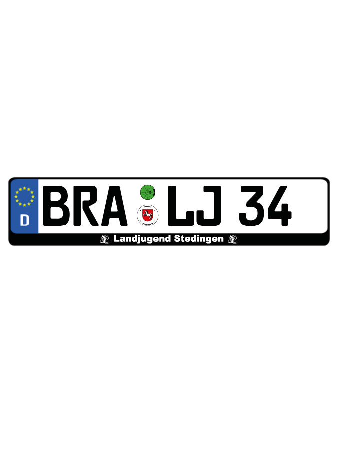 Kennzeichenhalter Kalden (2er Set)