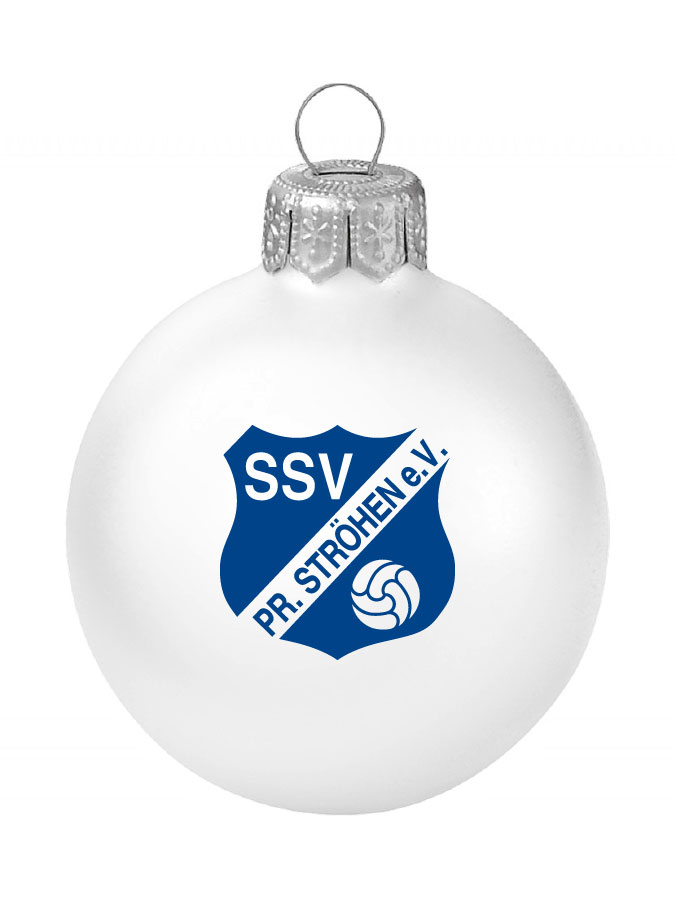 Weihnachtskugel Logo 8cm