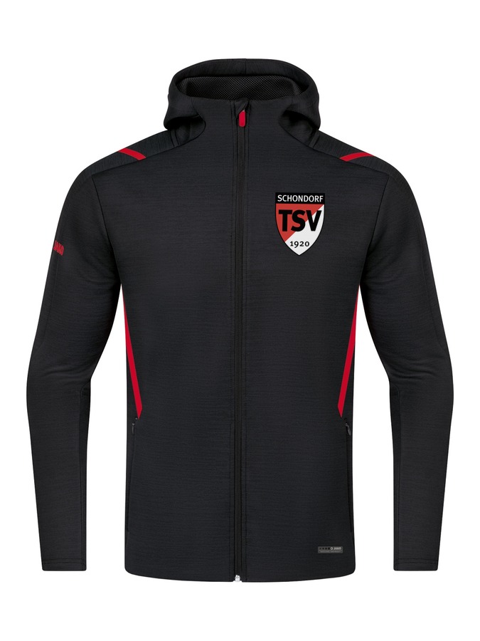 Jako Freizeitjacke Challenge mit Kapuze