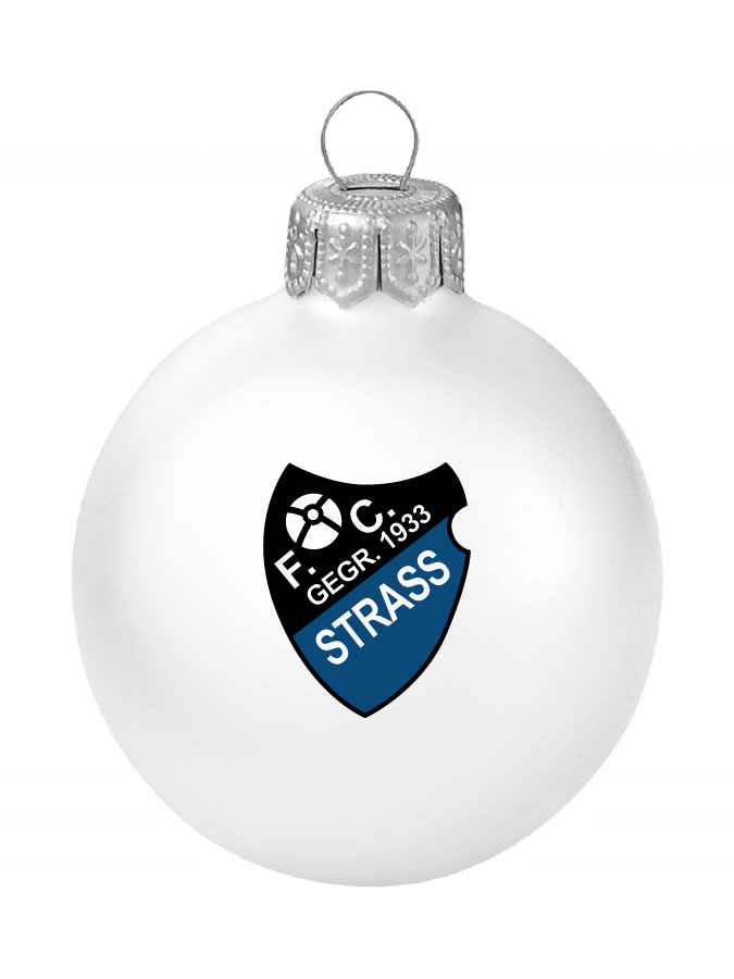 Weihnachtskugel Logo 8cm