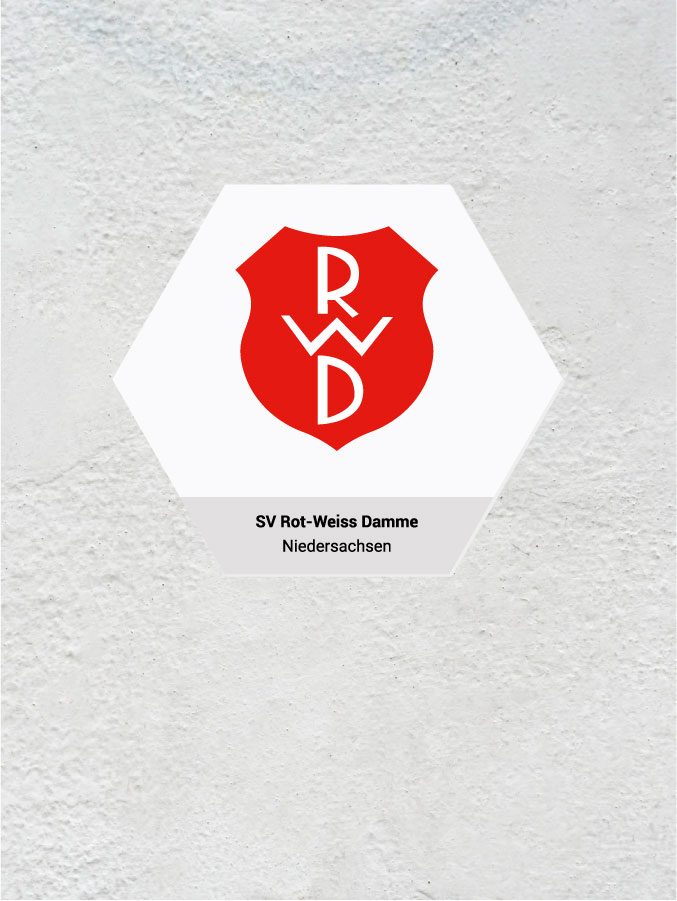 Wandkachel Hexagon mit Logo