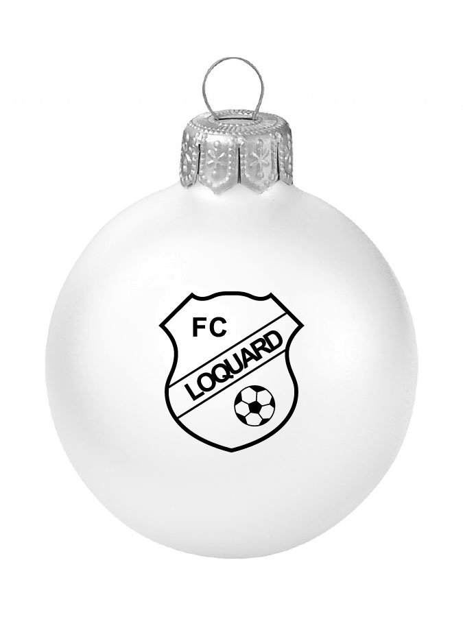 Weihnachtskugel Logo 8cm