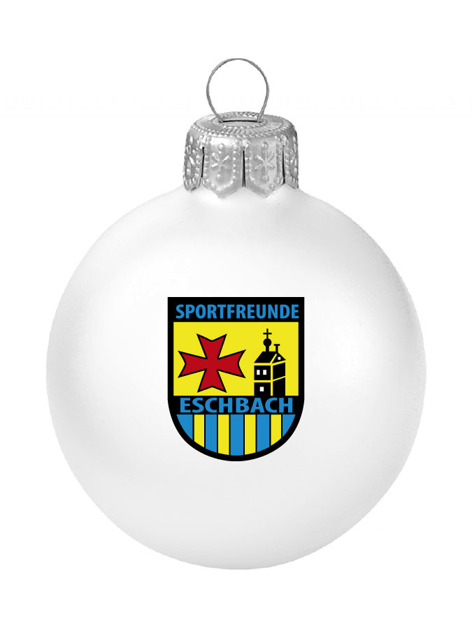 Weihnachtskugel Logo 8cm