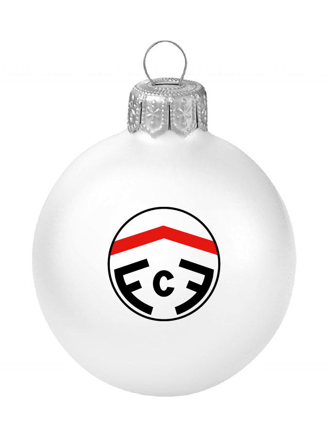 Weihnachtskugel Logo 8cm