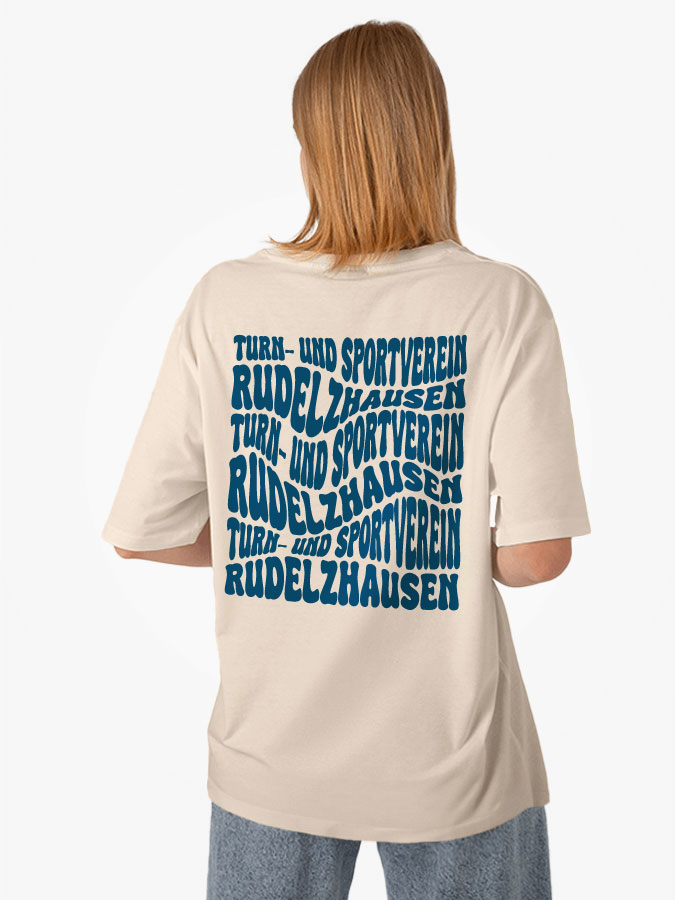Oversized Shirt Wavy Damen