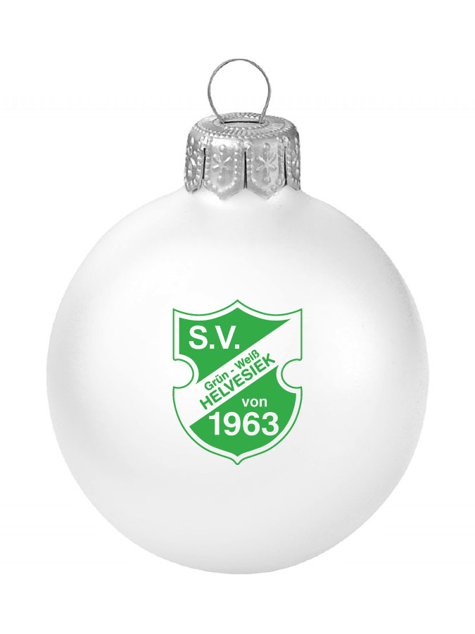 Weihnachtskugel Logo 8cm