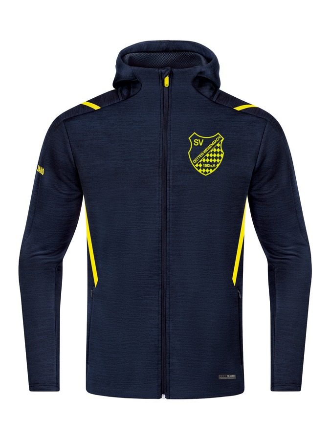 Jako Freizeitjacke Challenge mit Kapuze