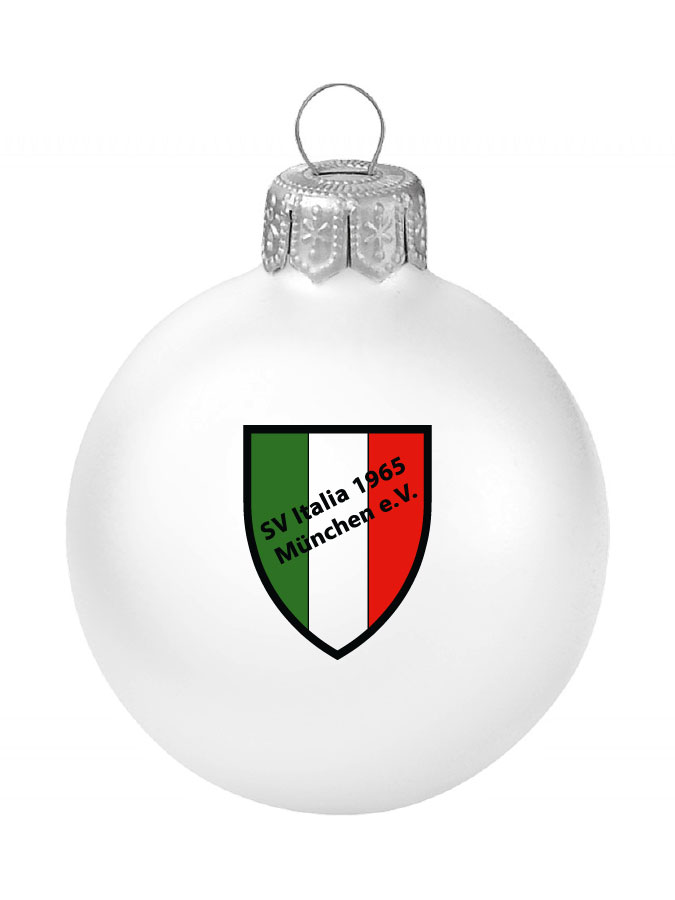 Weihnachtskugel Logo 8cm