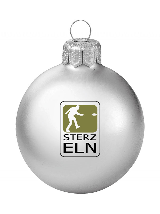 Weihnachtskugel Logo 8cm