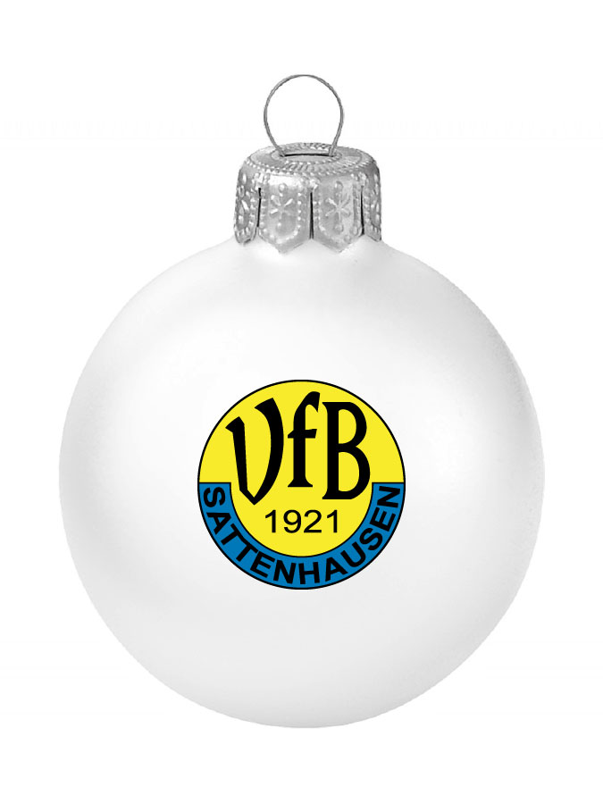 Weihnachtskugel Logo 8cm