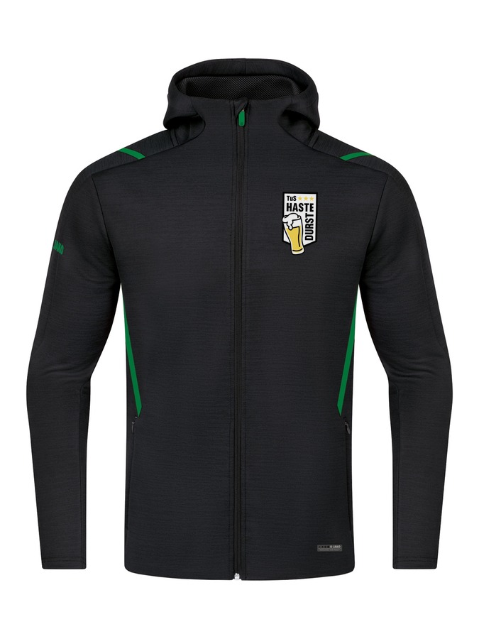 Jako Freizeitjacke Challenge mit Kapuze