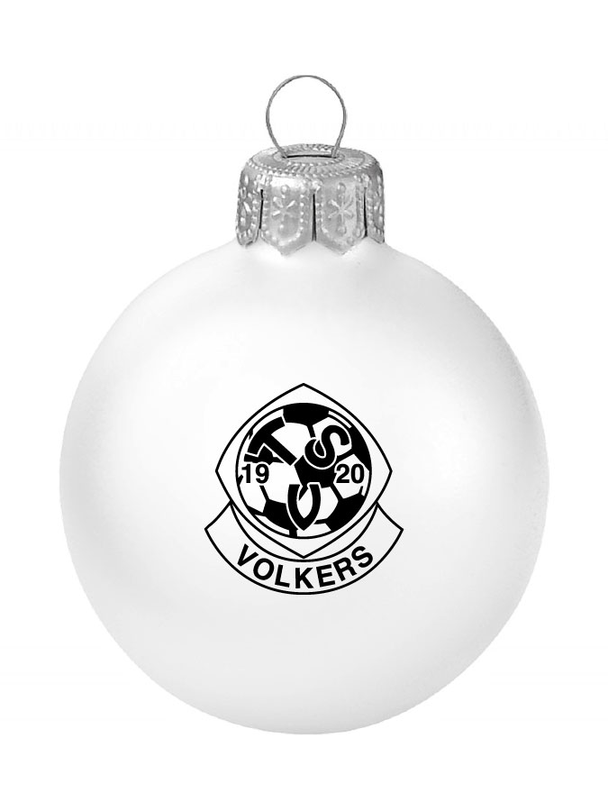 Weihnachtskugel Logo 8cm