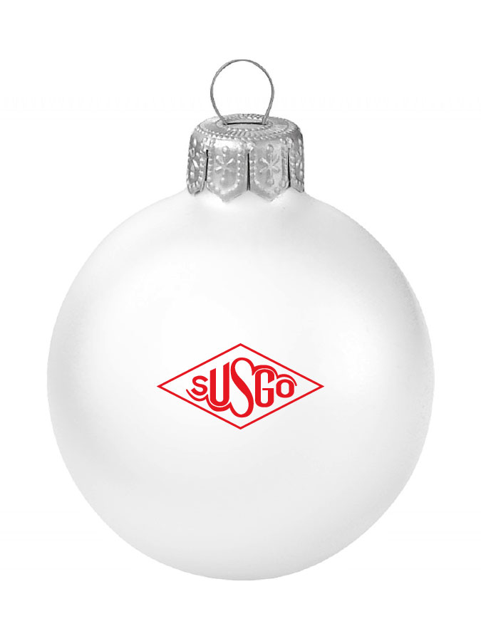 Weihnachtskugel Logo 8cm