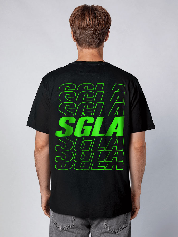 Oversized Shirt Neon Herren