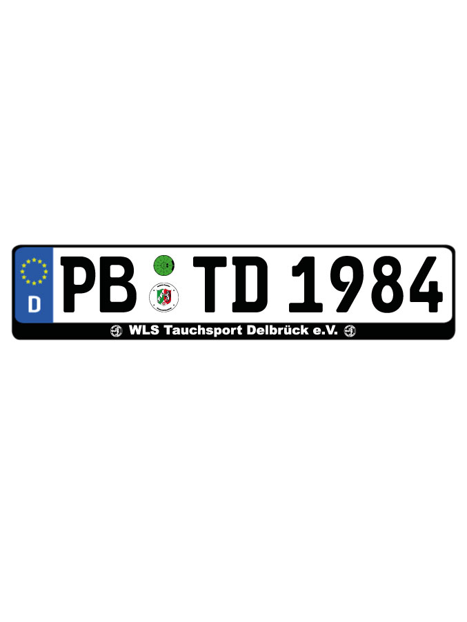 Kennzeichenhalter Kalden (2er Set)