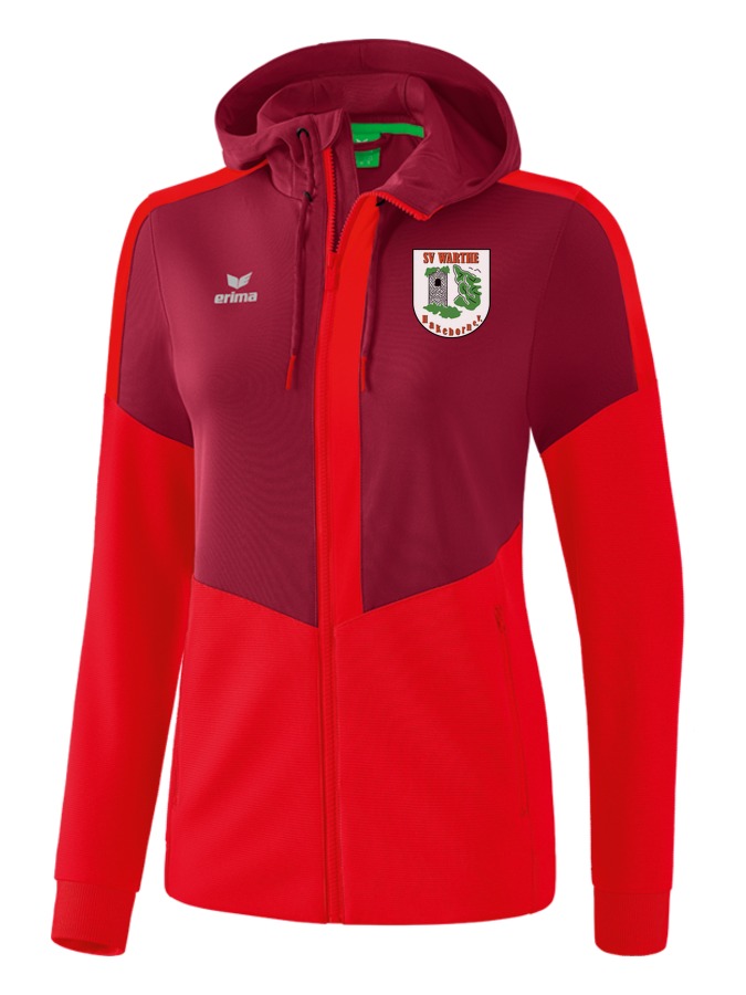 Erima Squad Trainingsjacke mit Kapuze Damen
