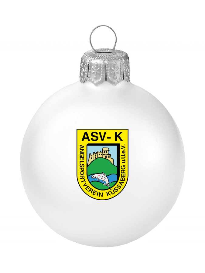 Weihnachtskugel Logo 8cm