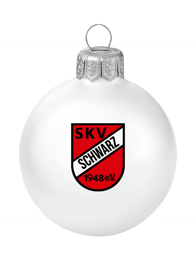 Weihnachtskugel Logo 8cm