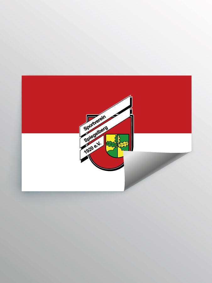 Aufkleber DIN A7 Logo