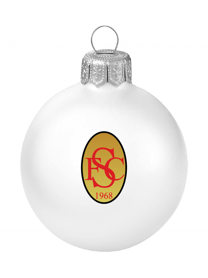 Weihnachtskugel Logo 8cm