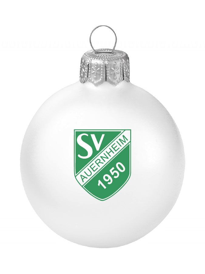 Weihnachtskugel Logo 8cm