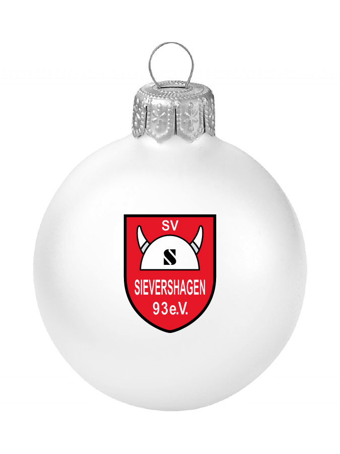 Weihnachtskugel Logo 8cm