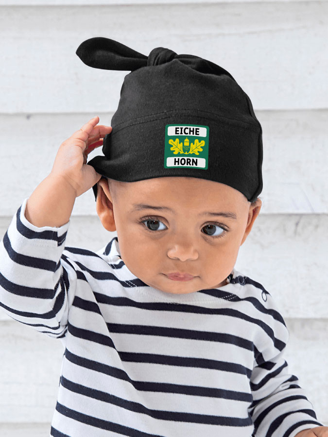 Babymütze Logo
